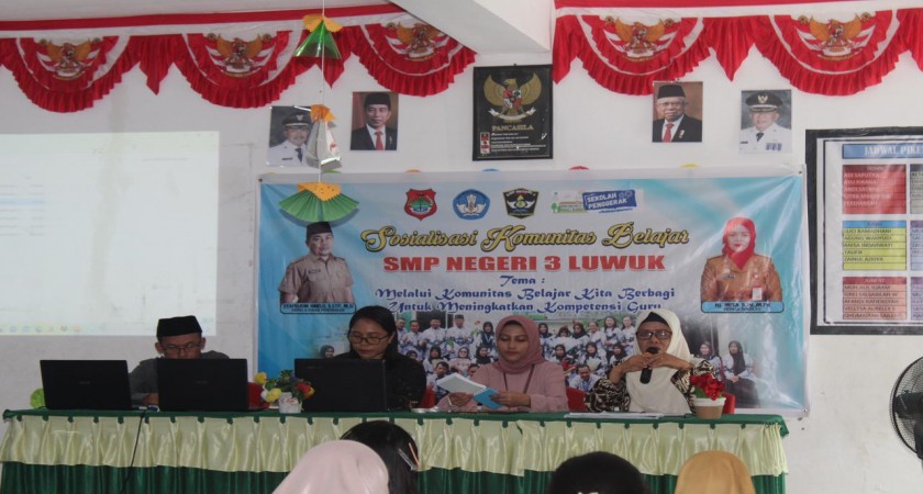 MENYADANG SEKOLAH PENGGERAK, KUALITAS PENDIDIKAN SMPN 3 LUWUK SEMAKIN MENINGKAT