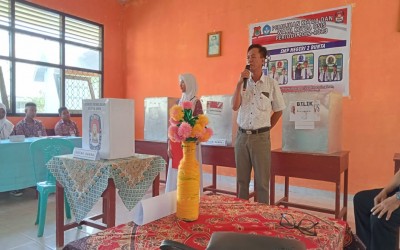Wiyanto, Kordik Simpang Raya Buka Pemilihan Ketua OSIS SMP Negeri 2 Bunta