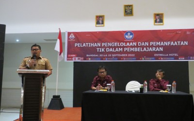 BPMP Sulawesi Tengah selenggarakan Pelatihan Pengelolaan dan Pemanfaatan TIK dalam Pembelajaran