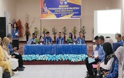 DINAS DIKBUD BANGGAI GELAR FORUM GROUP DISCUSION (FGD) PROSES BELAJAR NON FORMAL / KESETARAAN